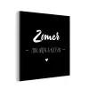 Zomer, zon, wijn & kletsen - Tekst - Zomer - Wijn - Quotes aluminium wit klein -3d