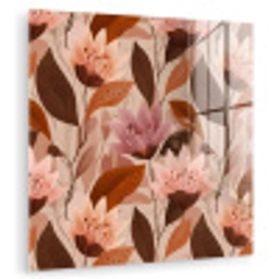 Bloemen - Bladeren - Bruin plexiglas 5mm klein 11 -zzzproduct_nieuw