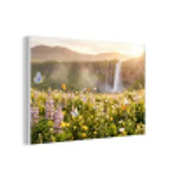 Vlinders - Waterval - Bloemenveld forex 5mm xxl -3d