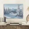 Sneeuw - Winter - Landschap - Bergen PET vilt klein -sfeer1