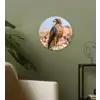 Valk - Vogel - Rots - Macht Wandcirkel plexiglas klein -sfeer3