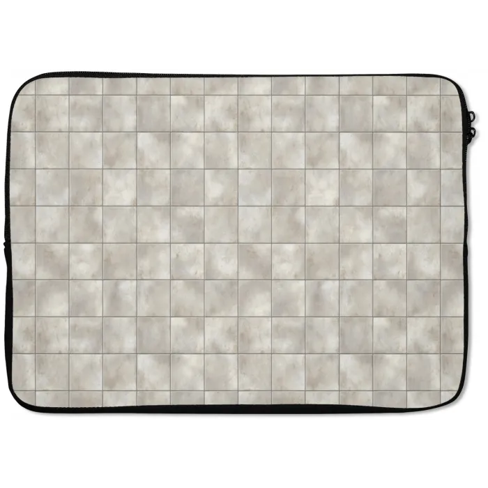 Tegels - Natuurlijk - Grijs laptophoes neopreen klein 279 -zkaufland3dotto