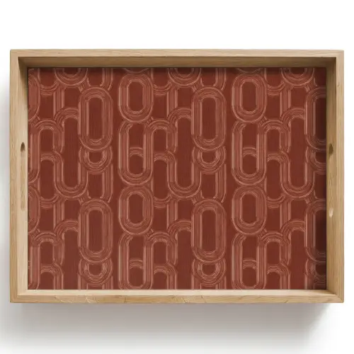 Abstract - Textuur - Bruin Dienblad Rechthoek middel 911 -z3d_shopping