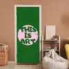 Cirkel - Roze - Tekst - Art deurposter klein -sfeer1