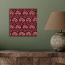 Antiek - Bloemen - Kleurrijk aluminium wit klein 46 -sfeer2