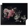 Nachtelijke Flora Symfonie Inductie beschermer vinyl 3mm groot -3d