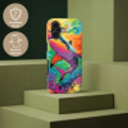 Haai - Koraalrif - Abstract - Kleurrijk Toughcase MagSafe Apple iPhone 17 klein -USP_PrintM_DE