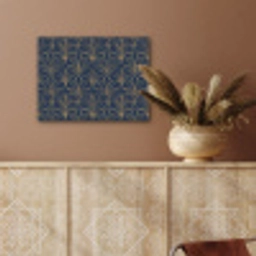 Deco - Waaier - Blauw PET vilt klein 837 -sfeer4