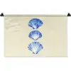Schelpen - Blauw - Beige Wandkleed katoen klein -zz3d