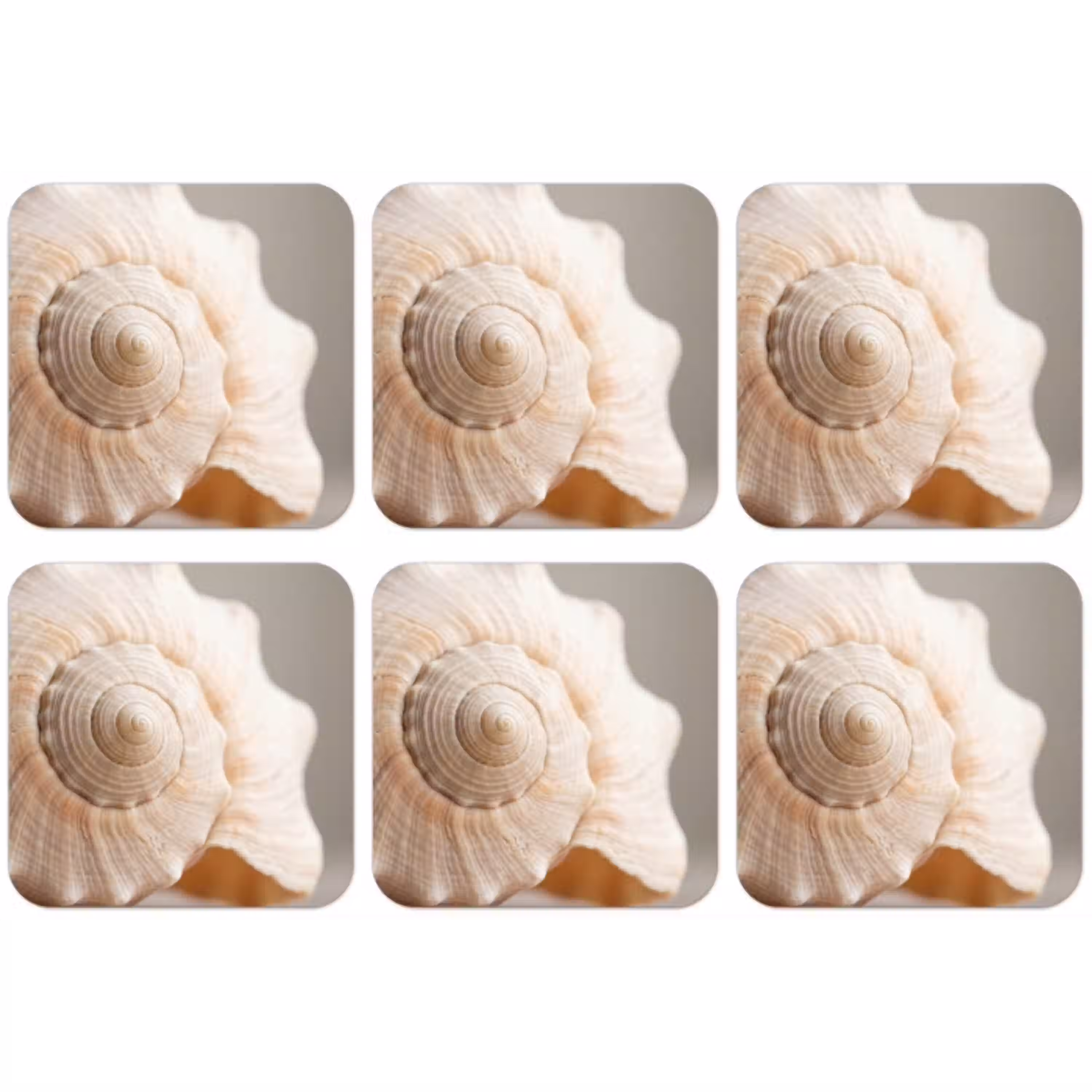 Schelp - Detail - Beige onderzetter kurk middel -zkaufland3dotto
