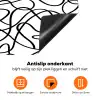 Lustlijnen - Vloeiend - Energiek Inductie beschermer vinyl 3mm klein 276 -zzzzzzz-td-onderkant