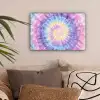 Spiraal - Tie dye - Pasteltinten canvas 2cm klein -sfeer1