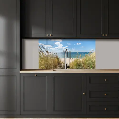 Duin - Gras - Zee - Strand keuken achterwand 2 middel -sfeer1