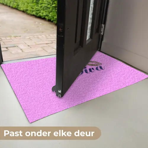 Diva - Lip - Panterprint - Roze Deurmat klein -USP_NL
