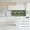 Geel - Bloemen - Groen - Bladeren keuken achterwand 2 middel 871 -sfeer4_NL