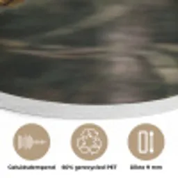 Zeearend - Vliegen - Bos - Natuur Akoestische PET Vilt - Rond klein -closeup_NL