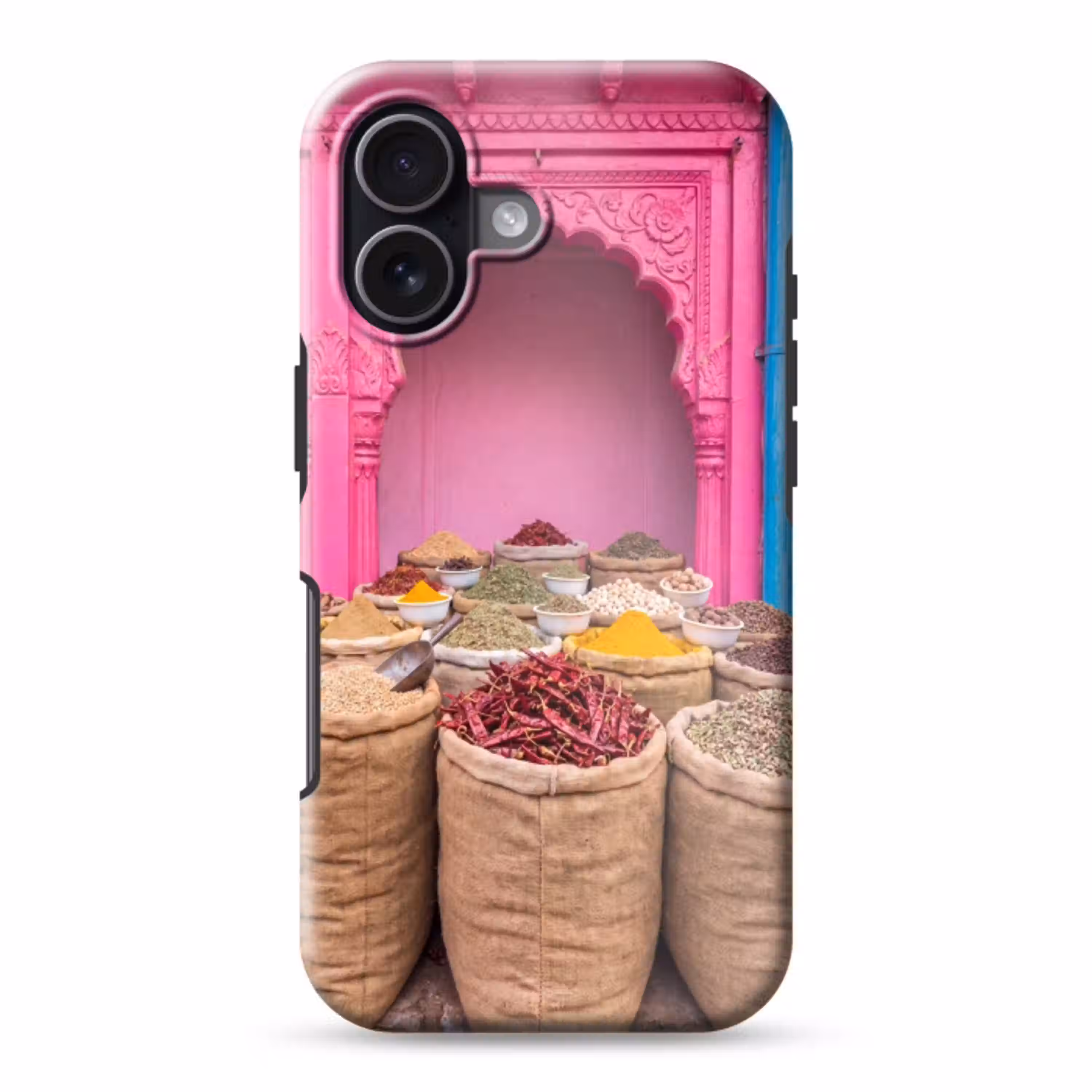 Kruiden - Markt - Roze Toughcase MagSafe Apple iPhone 17 klein -3d