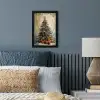 Kerstboom - Vintage - Kerst - Cadeau fotolijst zwart zonder passe partout klein -sfeer3