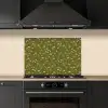 Landelijk - Bloemen -  Groen keuken achterwand spatscherm klein 900 -sfeer1
