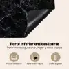 Bliksemschicht door Zwart Marmer Inductie beschermer vinyl 3mm middel -zzsfeer4_SP