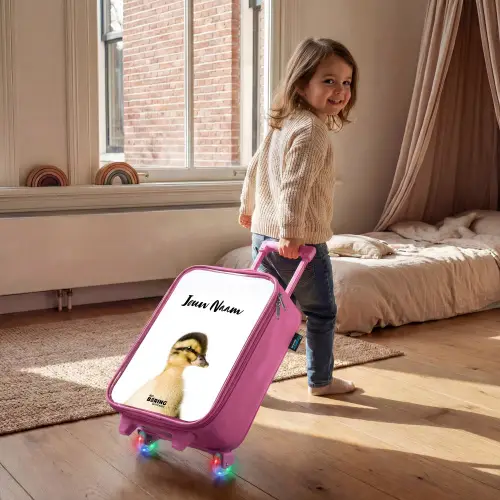 Daisy Duck Kinderkoffer - Roze klein -sfeer1