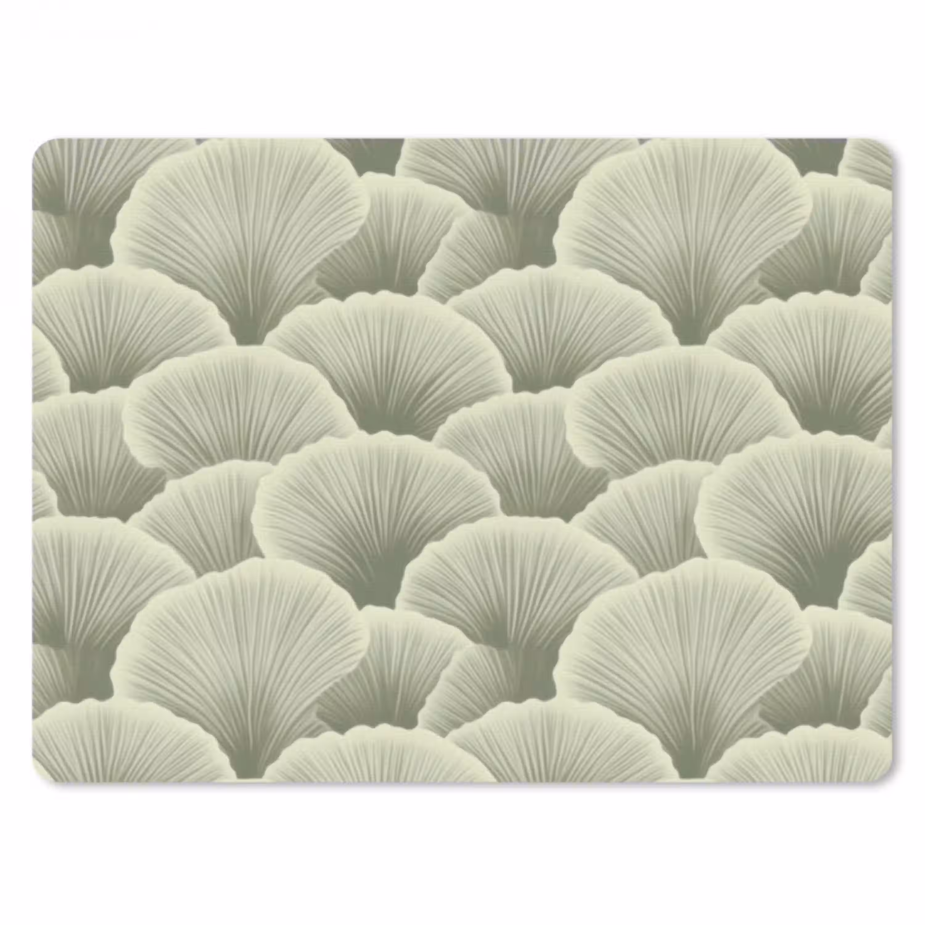 Waaier - Blad - Groen muismat rubber klein 262 -3d