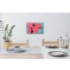 Graffiti - Meisje - Ballon - Banksy - Street art Muursticker klein -eettafel