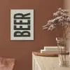 Beer - Vintage - Zwart - Beige PET vilt klein -sfeer4