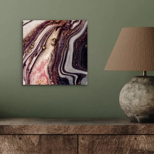 Marmer - Roze - Goud - Glitter - Marmerlook aluminium wit klein -sfeer2