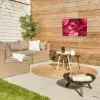 Cocktail - Pink - Luxe Tuinposter op houten frame 2 cm dik klein -sfeer2