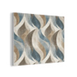 Abstract - Golven - Kleurrijk PET vilt klein 837 -3d