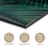 Bladeren - Tropisch - Jungle -  Natuur aluminium wit klein -closeup_NL