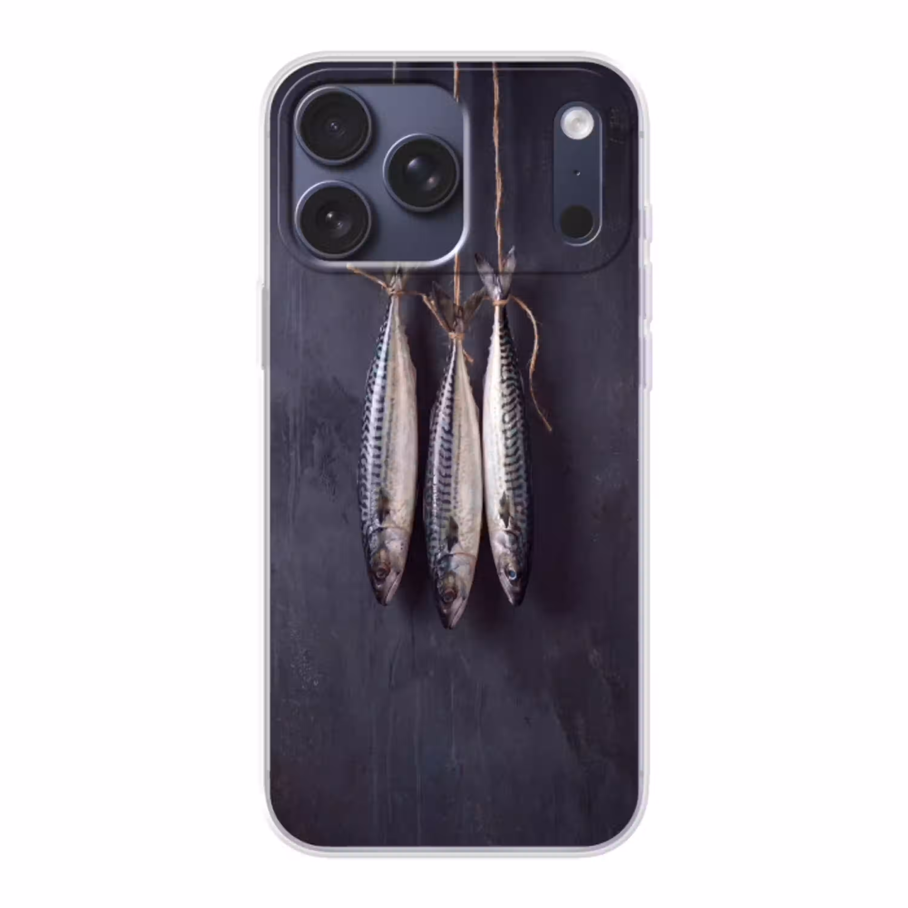 Drie vissen - Touw Telefoonhoesje iPhone 17 Pro Max klein -3d
