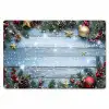 Kerstomlijsting - Sneeuw - Meerkleurig Placemat vinyl groot -zzsfeer1_Kitchenyeah-website