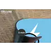 Smiley - Blauw - Bliksem Placemat vinyl groot -closeup