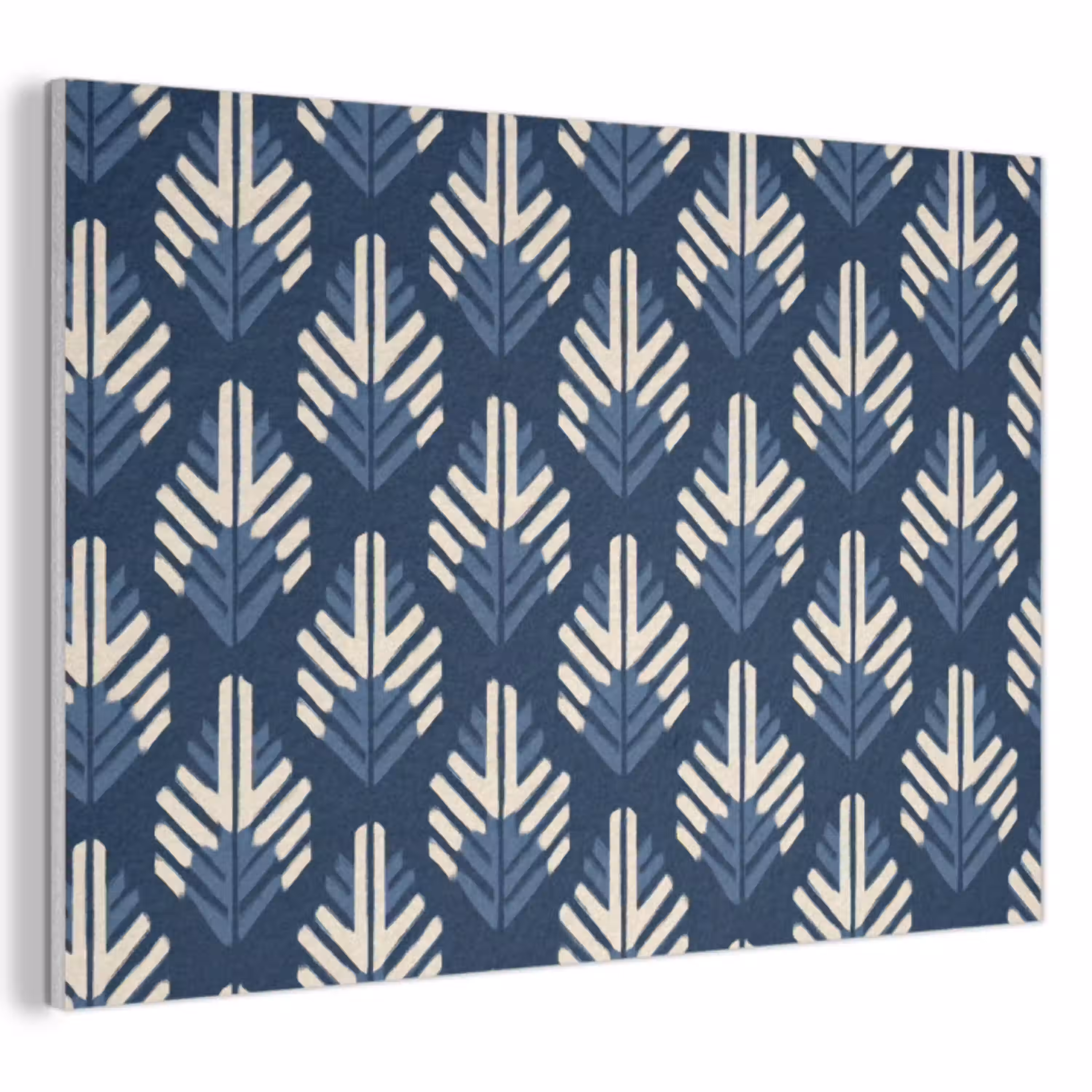 Modern - Patroon - Blauw PET vilt klein 837 -3d