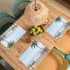 Palmbomen - Pad - Horizon Placemat vinyl groot -zzsfeer5_Kitchenyeah-website