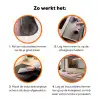 Koffiebekers - Deksel - Verf - Textuur Inductie beschermer vinyl 3mm klein -zzzzzzz-td-werking