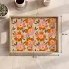 Bloemen - Motief - Retro Dienblad Rechthoek middel 911 -USP_Formaat