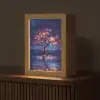 Kosmisch - lichtboom - Kerst - Kleurrijk Light Box met kabel (Tafellamp) klein -z3d_website