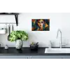 Portret - Abstract - Vormen Muursticker klein -keuken