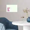 Focus on the good - Beige - Roze poster papier klein -sfeer3