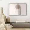 Minimalistisch - Cirkel - Lichtgrijs canvas 2cm klein -sfeer6