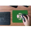 Cirkel - Roze - Tekst - Art muismat rubber klein -toetsenbord