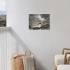Vuurtoren - Golven - Storm tuinposter los doek klein -sfeer8