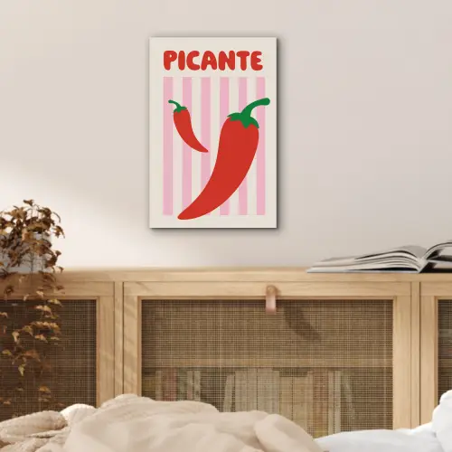 Pittig - Pepers - Rood aluminium wit klein -sfeer3