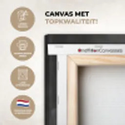 Wasbeer - Cute - Pasta - Tafelkleed - Zwart - Wit KitchenYeah - Keuken - Canvas klein -zcloseup