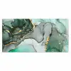 Goud - Marmer - Groen - Luxe - Marmerlook - Grijs Muismat XXL klein -3d_leeg