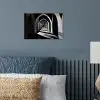 Gang - Bogen - Schaduw - Diepte poster papier klein -sfeer2