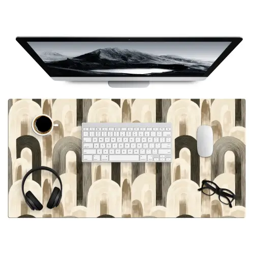 Abstract - Patroon - Bogen Muismat XXL klein 681 -3d